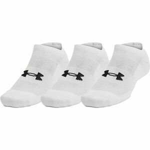 Under Armour TRAINING COTTON NO SHOW 3PK Șosete unisex, alb, mărime L imagine