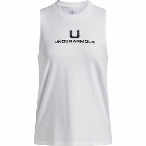 Under Armour VARSITY U TANK Maiou damă, alb, mărime M imagine