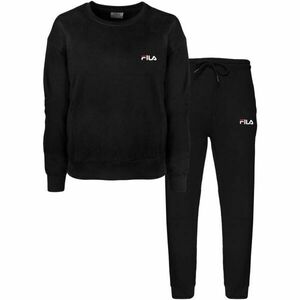 Fila BRUSHED COTTON FLEECE CREW Pijamale femei, negru, mărime imagine