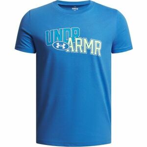 Under Armour OVERLAY WORDMARK Tricou pentru băieți, albastru deschis, mărime S imagine