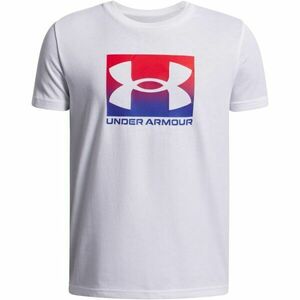 Under Armour BOXED SPORTS Tricou pentru băieţi, alb, mărime XL imagine