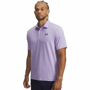 Under Armour PLAYOFF 3.0 Tricou de golf pentru bărbați, mov, mărime M imagine