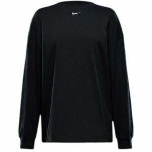 Nike W SPORTSWEAR ESSENTIAL OS LS TEE Tricou damă, negru, mărime imagine