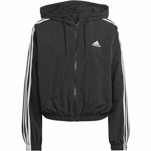 adidas ESSENTIALS 3-STRIPES WOVEN WINDBREAKER Geacă de vânt femei, negru, mărime imagine