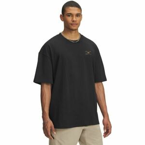 Under Armour HEAVYWEIGHT WOVEN LABEL Tricou pentru bărbați, negru, mărime L imagine