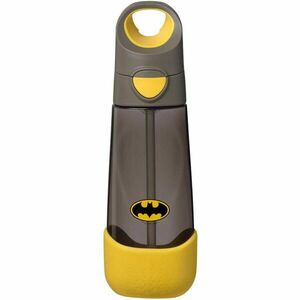 B.BOX BATMAN 600 ML Sticlă cu pai pentru copii, gri, mărime 600 ML imagine