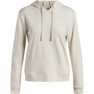 Under Armour RIVAL TERRY HOODIE Hanorac de damă, bej, mărime S imagine