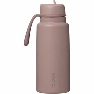 B.BOX BERRY SMOOTHIE 1 L Sticlă termică din oțel inoxidabil cu pai, maro, mărime 1 L imagine