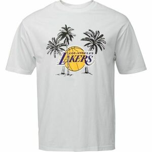 New Era LA LAKERS NBA PALM TREE Tricou de bărbați, alb, mărime imagine