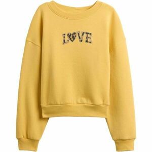 GAP V-NON LOGO WEDGE CREW Hanorac pentru fete, galben, mărime imagine