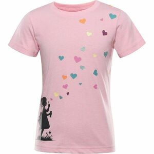 ALPINE PRO GRITO Tricou fete, roz, mărime 104-110 imagine
