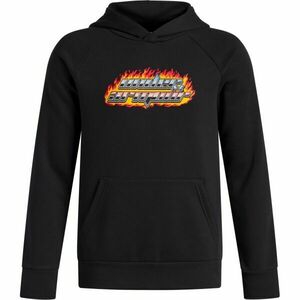 Under Armour RIVAL FLEECE FLAMIN Hanorac băieți, negru, mărime XL imagine