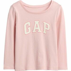 GAP V-FRCH LS LOGO TEE Tricou pentru copii, roz, mărime 4Y imagine