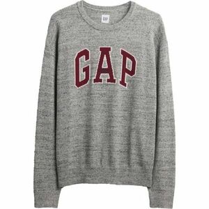GAP V-INTX GAP ATHLETIC INTARSIA RLXD CREW Pulover bărbați, gri, mărime imagine