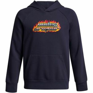 Under Armour RIVAL FLEECE FLAMIN Hanorac băieți, albastru închis, mărime XS imagine