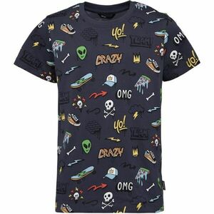 Lewro KIERNAN Tricou pentru băieţi, gri închis, mărime 140-146 imagine