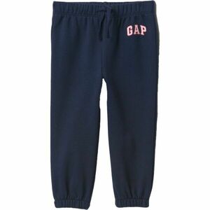 GAP V- FRCH LOGO Pantaloni de trening pentru fete, albastru închis, mărime 4Y imagine