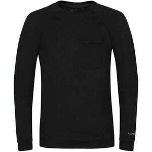 ALPINE PRO POREH Tricou cu mânecă lungă bărbați, negru, mărime imagine