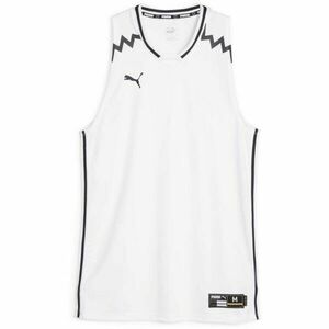 Puma HOOPS TEAM GAME JERSEY Tricou de bărbați, alb, mărime imagine