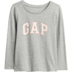 GAP V-FRCH LS LOGO TEE Tricou pentru copii, gri, mărime 3Y imagine