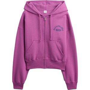 GAP V-LOGO ABV HIGH RIB FZ Hanorac de damă, mov, mărime imagine
