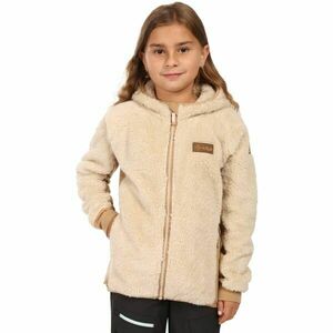 KILPI NORKA Hanorac fleece cu glugă pentru fete, bej, mărime imagine