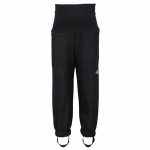 UNUO LIGHT Pantaloni softshell copii, negru, mărime 98-104 imagine