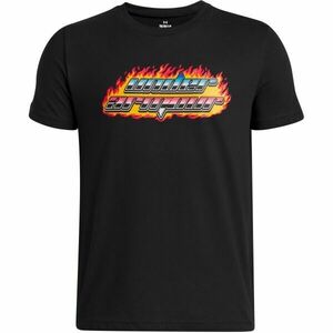 Under Armour FLAME WSS Tricou pentru băieți, negru, mărime L imagine
