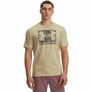 Under Armour ABC CAMO BOXED LOGO SS Tricou de bărbați, bej, mărime imagine