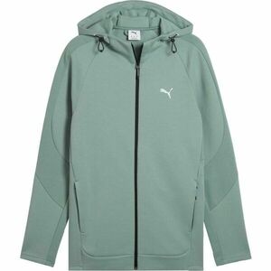 Puma EVOSTRIPE FULL ZIP HOODIE Hanorac bărbați, verde deschis, mărime imagine
