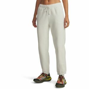 Under Armour ICON TERRY VARSITY JOGGER Pantaloni pentru femei, alb, mărime M imagine