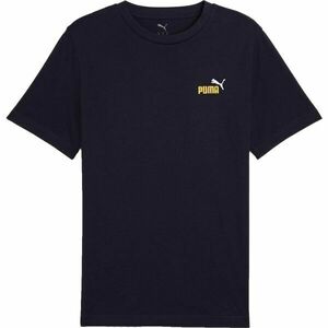 Puma ESSENTIALS 2COLOR SMALL NO 1 LOGO TEE Tricou bărbați, albastru închis, mărime imagine