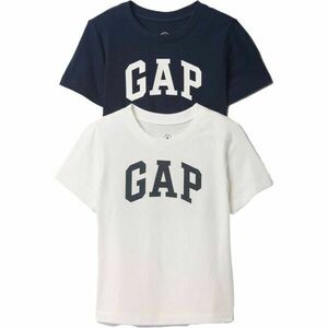 GAP V-BF LOGO TEE 2PK Tricou pentru copii, albastru închis, mărime 3Y imagine