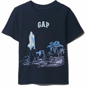 GAP V-BF Tricou băieți, albastru închis, mărime 3Y imagine