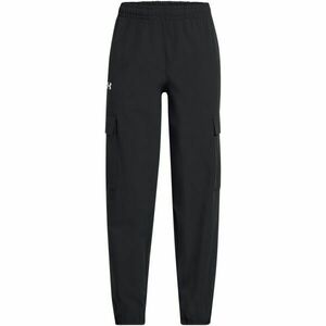 Under Armour RIVAL WOVEN CARGO PANTS Pantaloni de fete, negru, mărime L imagine