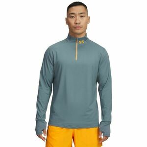 Under Armour QUALIFIER RUN 1/4 ZIP Tricou pentru bărbați, albastru deschis, mărime L imagine