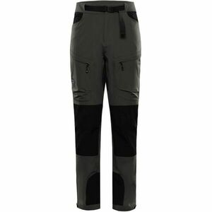 ALPINE PRO AKAN 2 Pantaloni softshell pentru bărbați, verde închis, mărime imagine