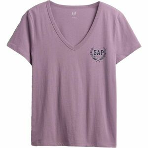 GAP V-FRCH SS FAV V GRAPHIC Tricou femei, mov, mărime imagine
