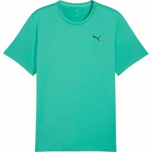 Puma M TAD ESSENTIALS SOLID CAT TEE Tricou pentru bărbați, verde, mărime imagine
