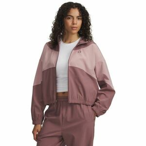 Under Armour RIVAL WOVEN Geacă ușoară pentru femei, vișiniu, mărime imagine