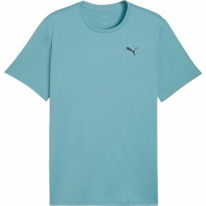 Puma M TAD ESSENTIALS SOLID CAT TEE Tricou pentru bărbați, albastru deschis, mărime imagine