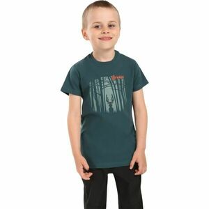 KILPI SALO Tricou din bumbac pentru băieți, verde închis, mărime imagine