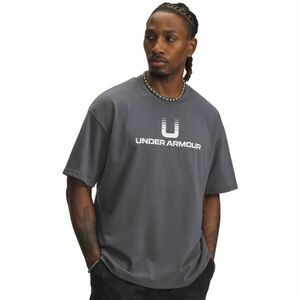 Under Armour U LOGO HEAVYWEIGHT Tricou de bărbați, gri, mărime L imagine