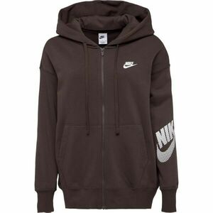 Nike NSW PHNX FLC FZ HOODIE DNC Hanorac pentru femei, maro, mărime imagine