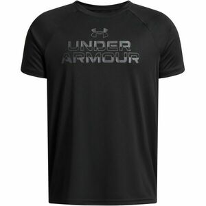 Under Armour SPLIT WORDMARK Tricou pentru băieţi, negru, mărime XL imagine