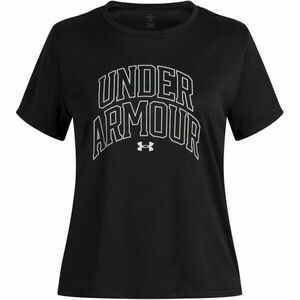 Under Armour TECH VARSITY GRAPHIC Tricou sport fete, negru, mărime L imagine