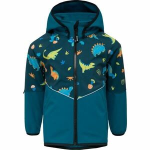UNUO SLIM Geacă softshell pentru copii, turcoaz, mărime 98-104 imagine