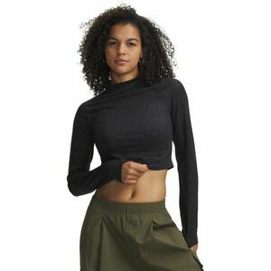 Under Armour MERIDIAN SUEDE EFFECT Tricou cu mâneci lungi pentru femei, negru, mărime M imagine