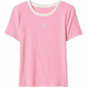 GAP MOD RIB ABBRV Tricou damă, roz, mărime imagine