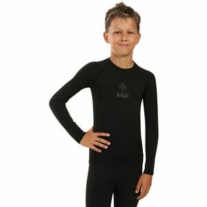 KILPI NATHAN Tricou funcțional fără cusături, negru, mărime 4Y imagine